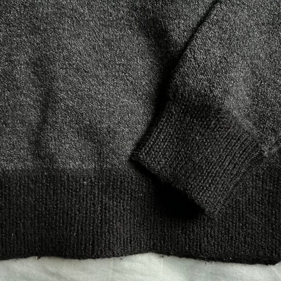 Wallace & Barnes J. Crew Wool Cardigan Sweater w/ toggle medium $348 - Picture 3 of 6